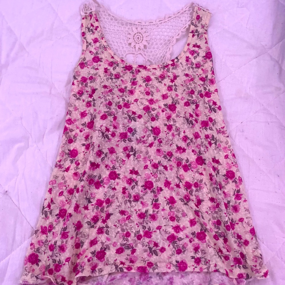 Floral tank top